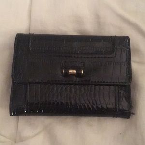 EUC Black Liz Claiborne Adjustable Wallet